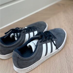 Nike Gray and White Sneakers